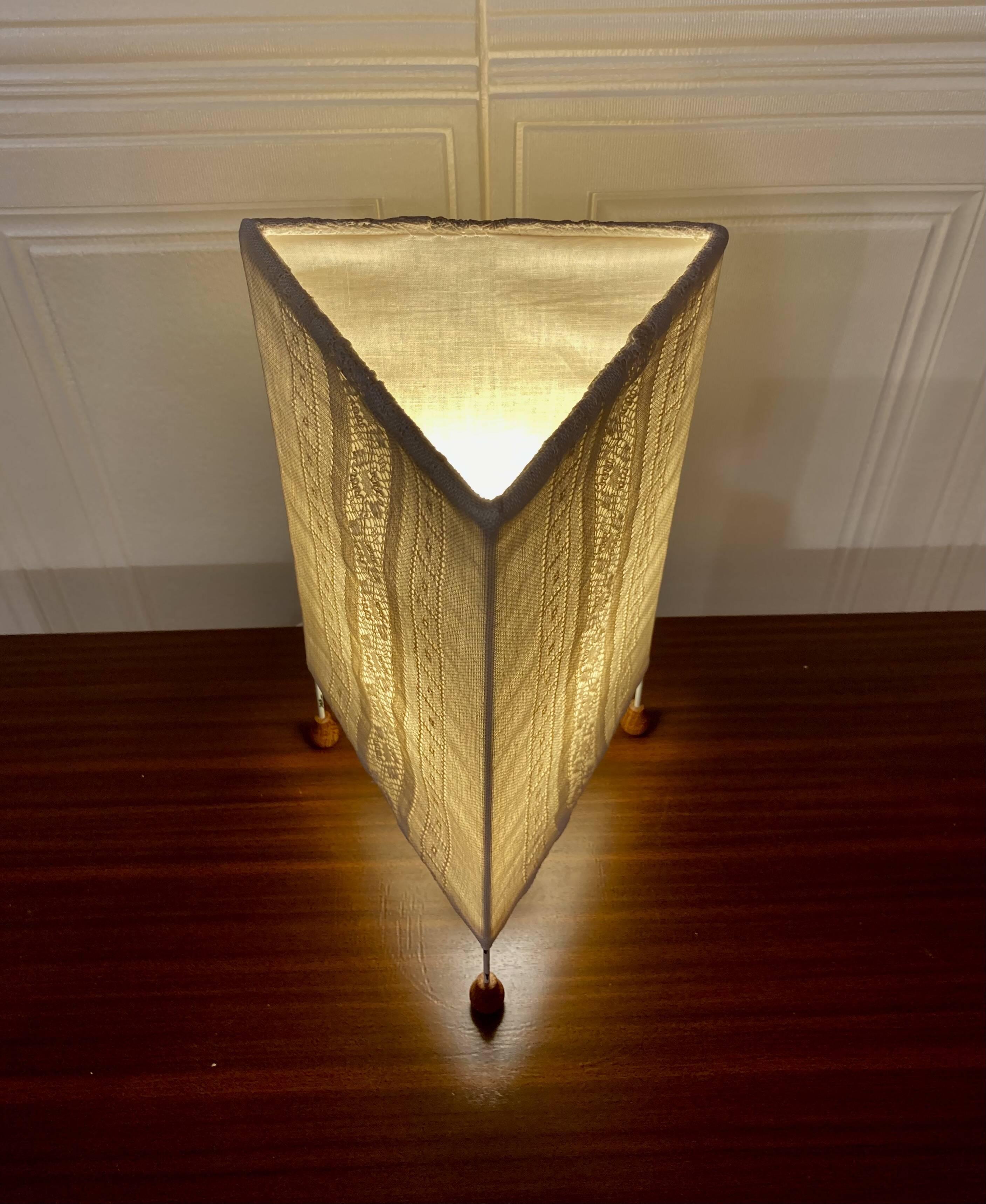 1960s Scandinavian design tripod lamp.