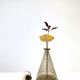 Decanter vintage smoked glass