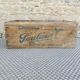wooden storage box, Poulain chocolate