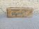 wooden storage box, Poulain chocolate
