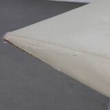 Faux leather bench from the 1980s