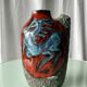 Mid Century Fat Lava 'Pugi' Vase