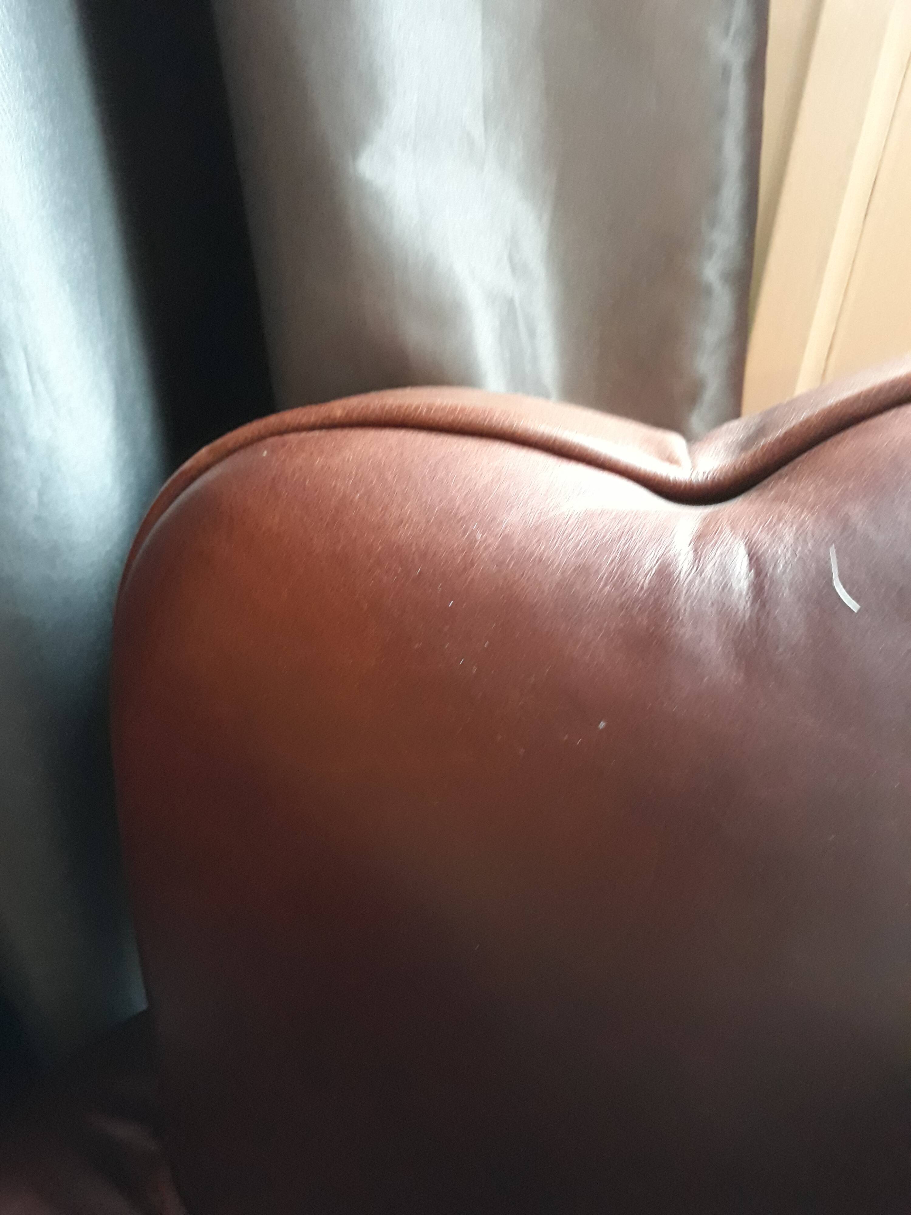 Art deco leather club Chair