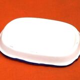 Ceramic butter dish with Maritime Lighthouse decor