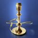 Vintage lamp base in gilded brass