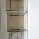 Lot of 3 glass tables