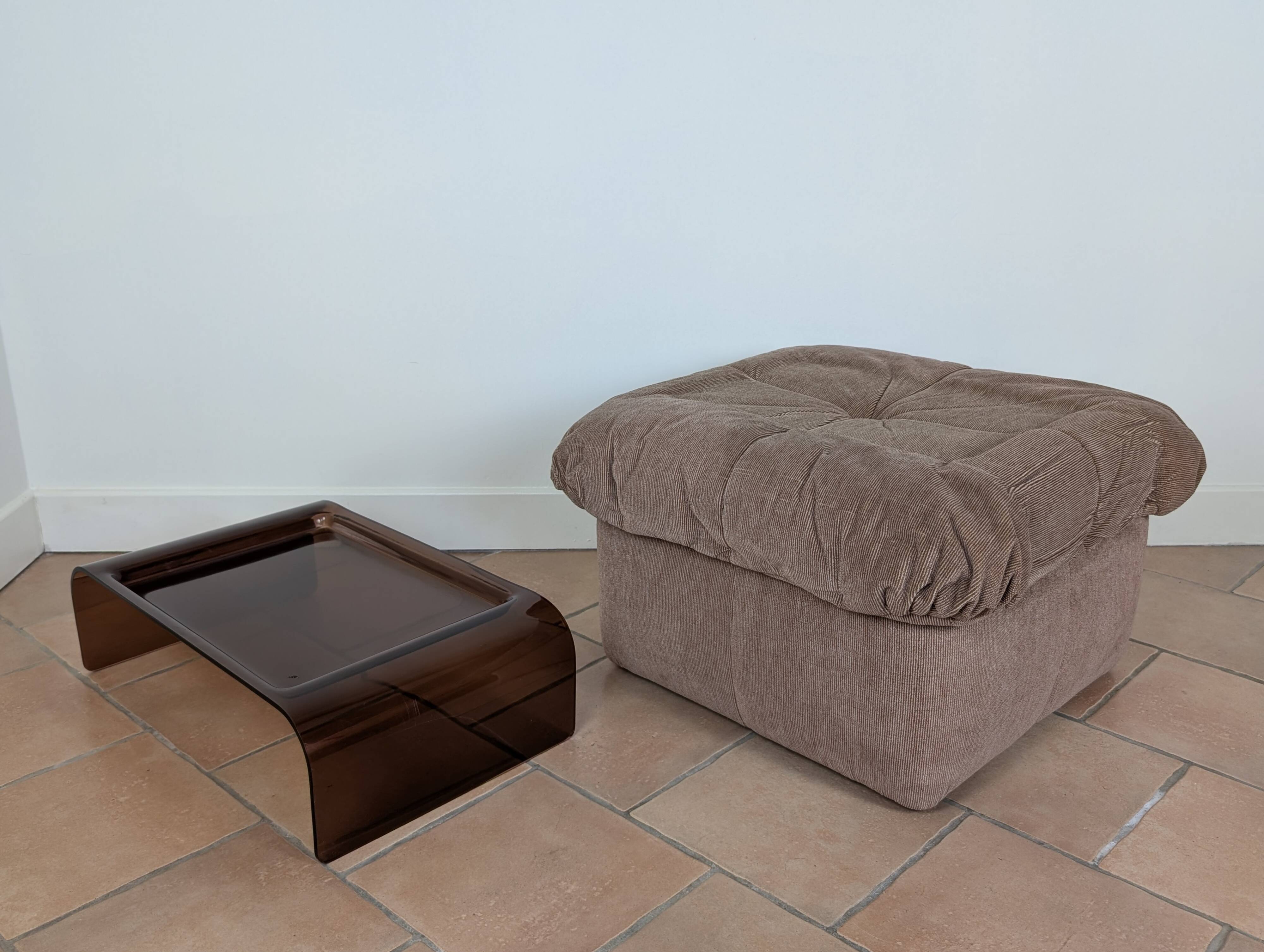 Pouf Cinna avec plateau