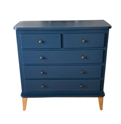 Rød Sødgren blue ganne chest of drawers