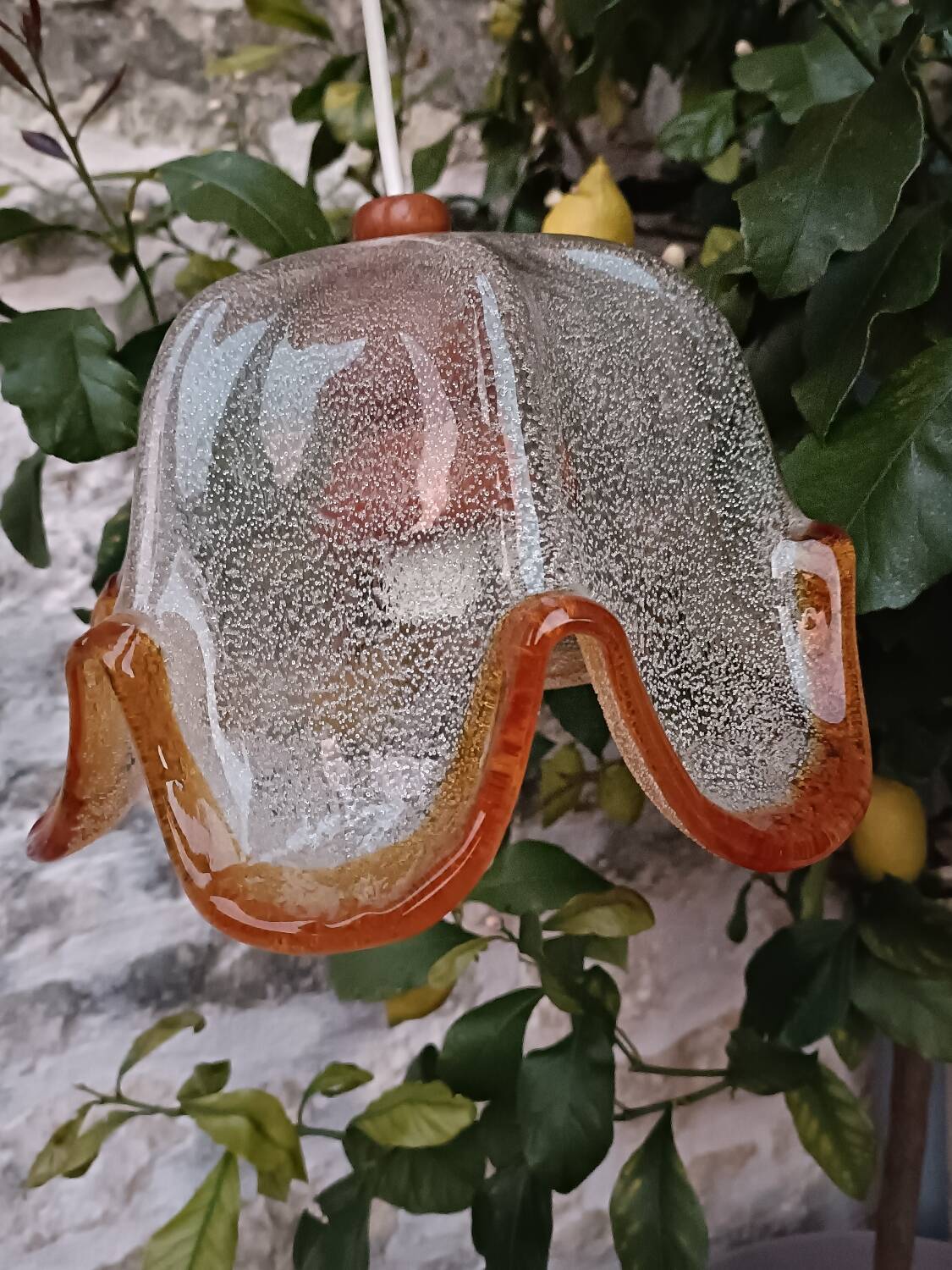 Suspension verre soufflé de Murano, 50'