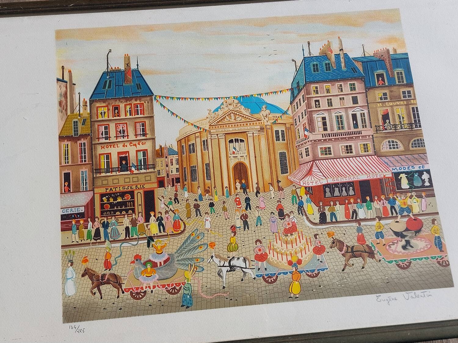 Lithographies encadrées de Paris