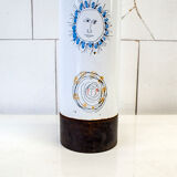 Brass ashtray decorated Italy 50s