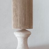Large chamotted sandstone lamp