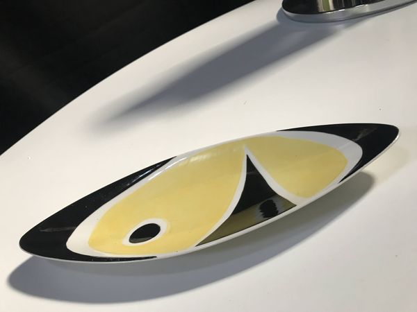 Plat • Centre de Table Vintage • « 9736 » • Kovács István • Zsolnay • 1962
