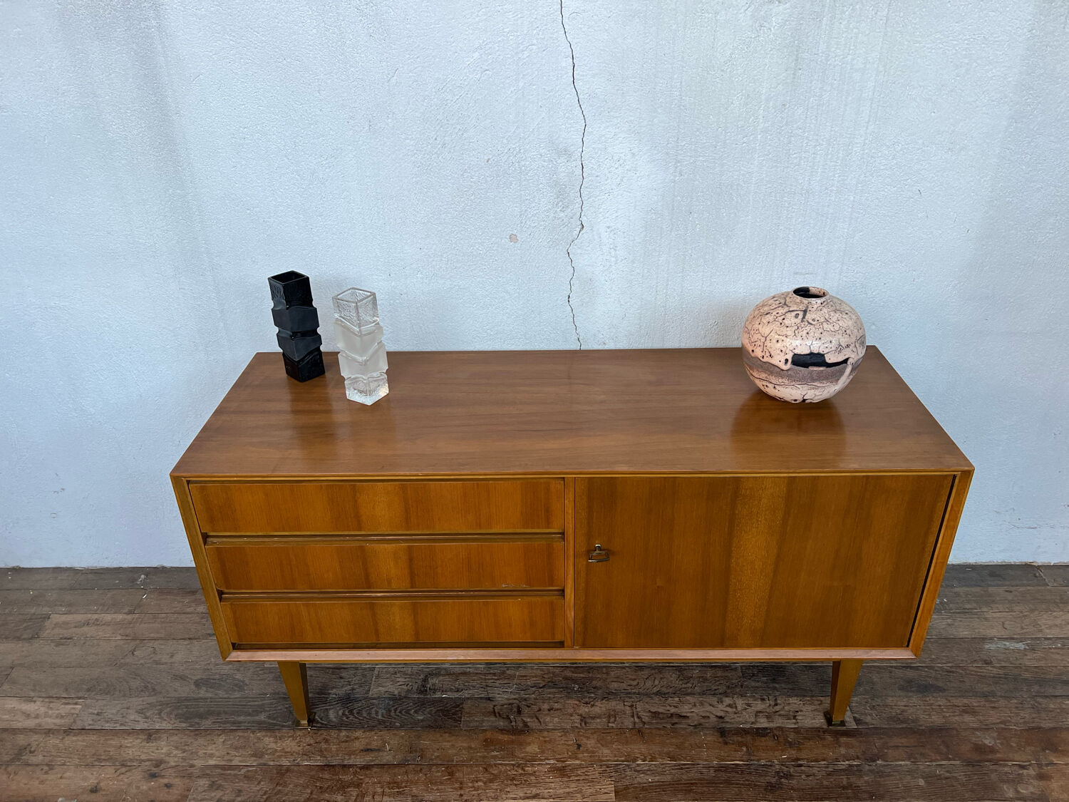 Sideboard vintage tv furniture 1950 Scandinavian