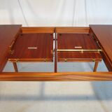 Extendable table set and six Scandinavian Teak Mc Intosh chairs