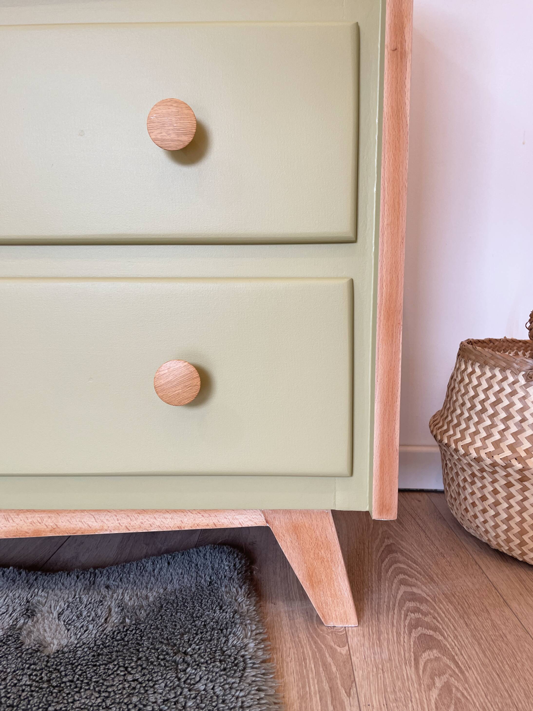 1960s commode with tapered legs.