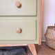 1960s commode with tapered legs.