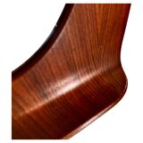 Mid Century Modern Wood Wall Mirror, Campo e Graffi, Italy 1950s