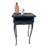 Black and gold bedside table