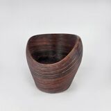 Vintage Italian Wicker Lounge Chair in the style of Gabriella Crespi, 1960s