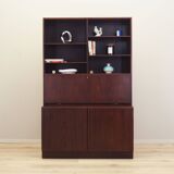 Mahogany bookcase, Danish design, 1970s, manufacture: Omann Jun