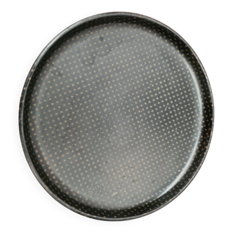 Napoleon 3 tray in boiled cardboard, decorated with star seeds