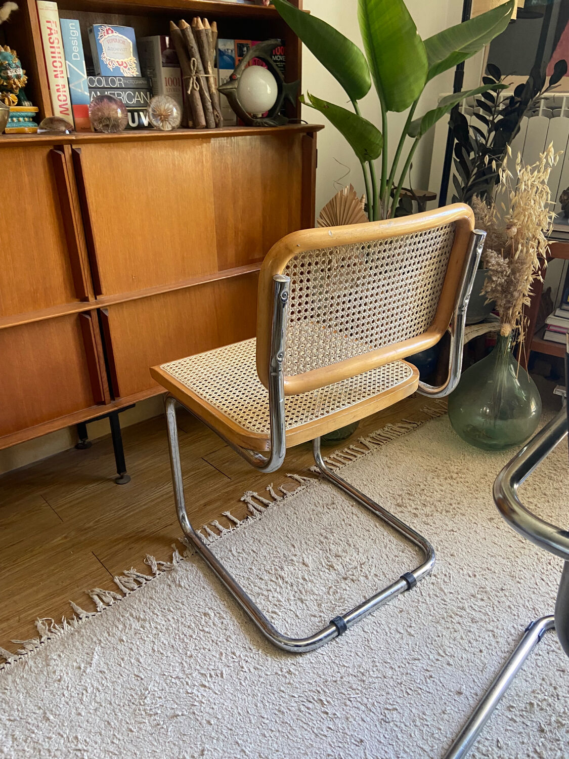 Chaise B32 en hêtre vintage