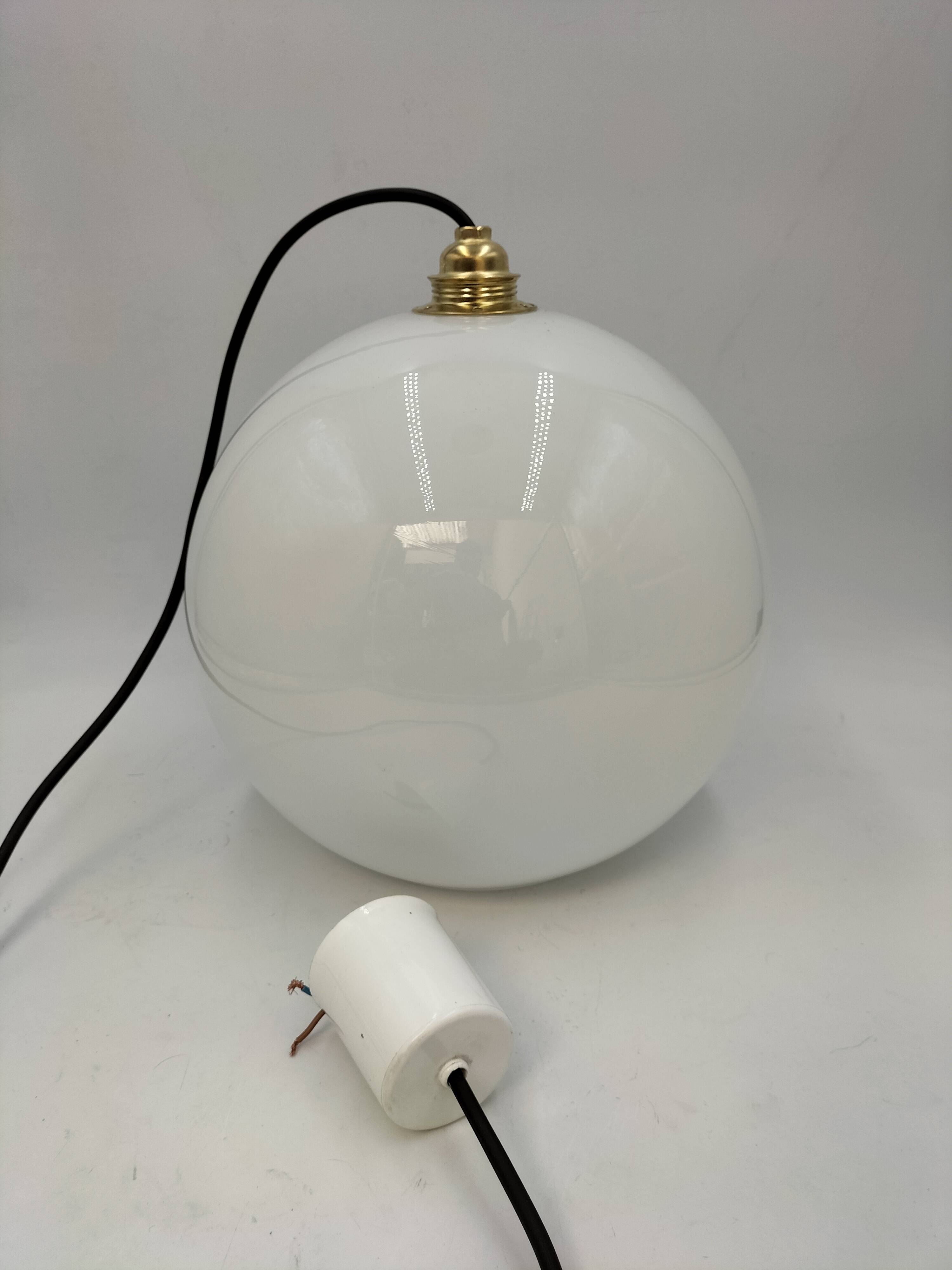 Opaline pendant light