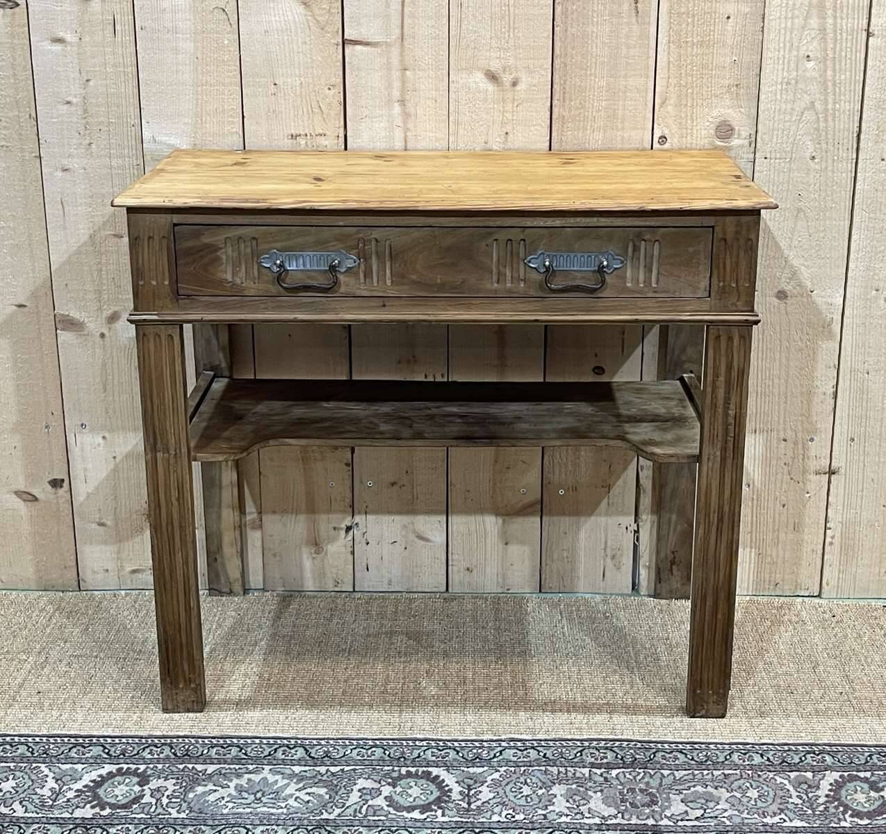 French fir console from the 1930s