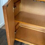 VINTAGE Bamboo Wicker Shelf