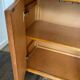 Vintage bamboo wicker shelf