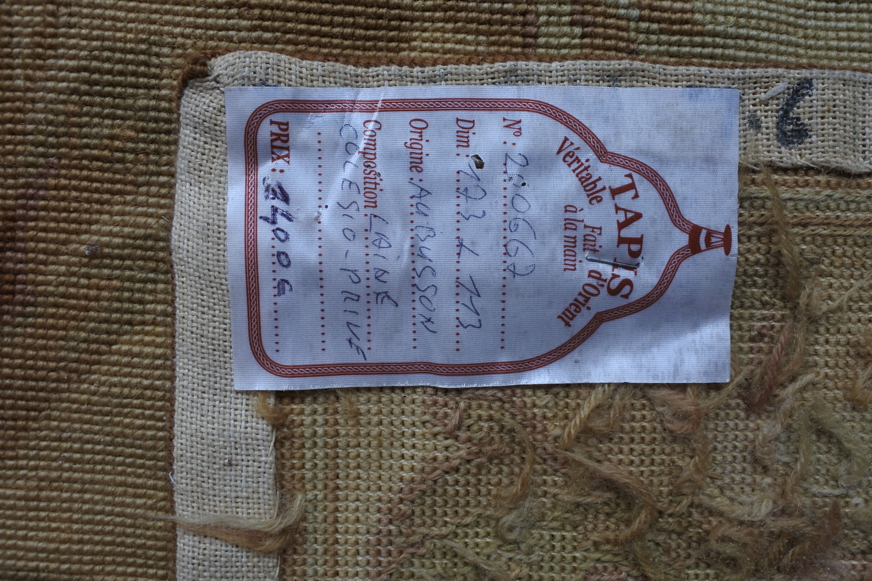 Aubusson tapestry 19th