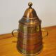 Copper and brass pot Jean Paul Thévenot
