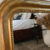 Miroir Louis Philippe feuille d'or