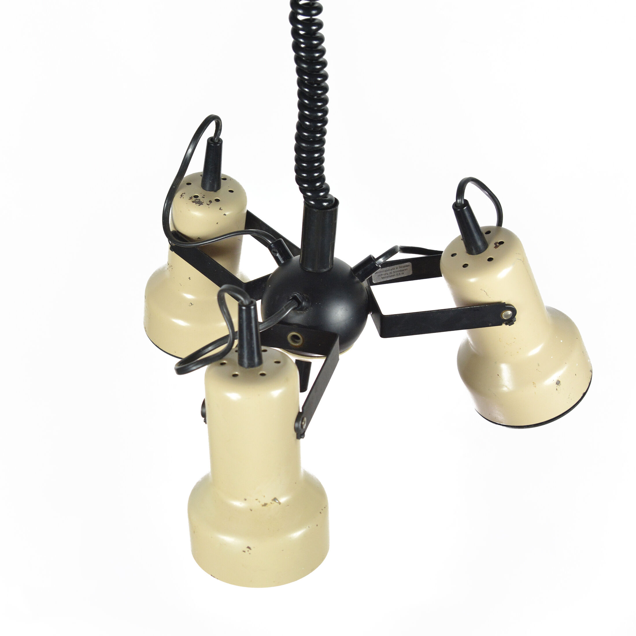 1970s space age pendant lamp Richard Essig Besigheim, Germany