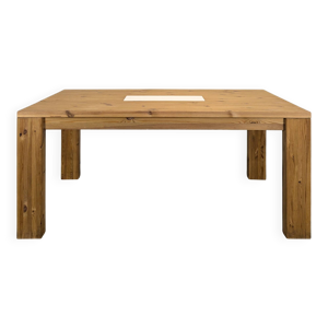 Table de chalet en pin - massif