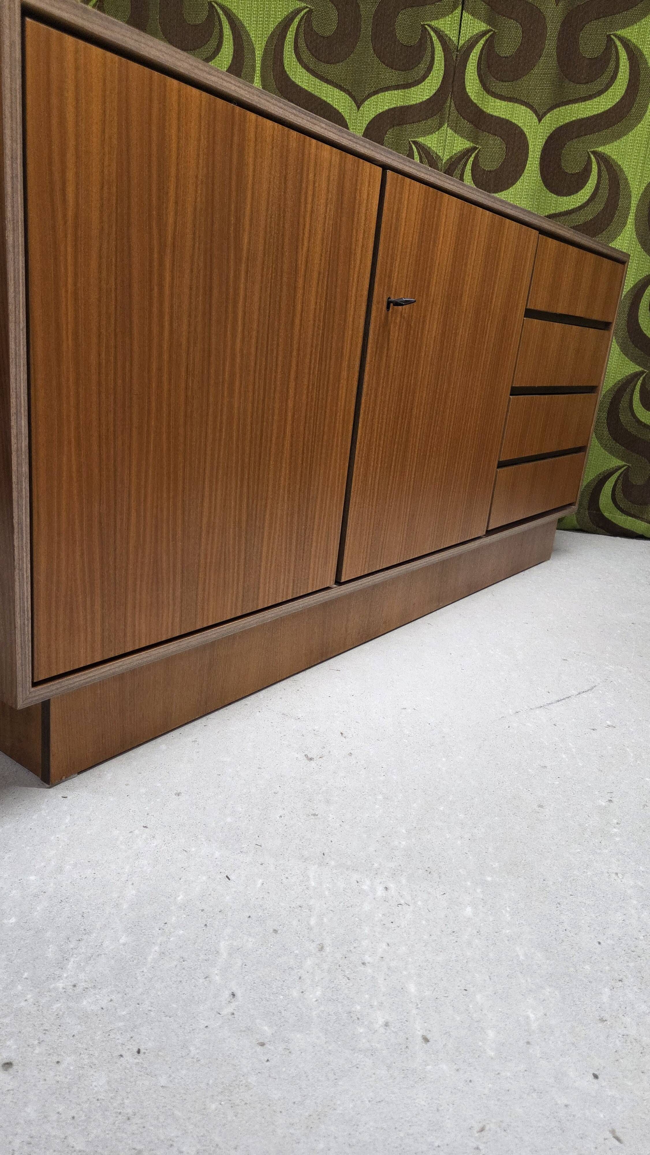 Enfilade allemande  teck  vintage 1960