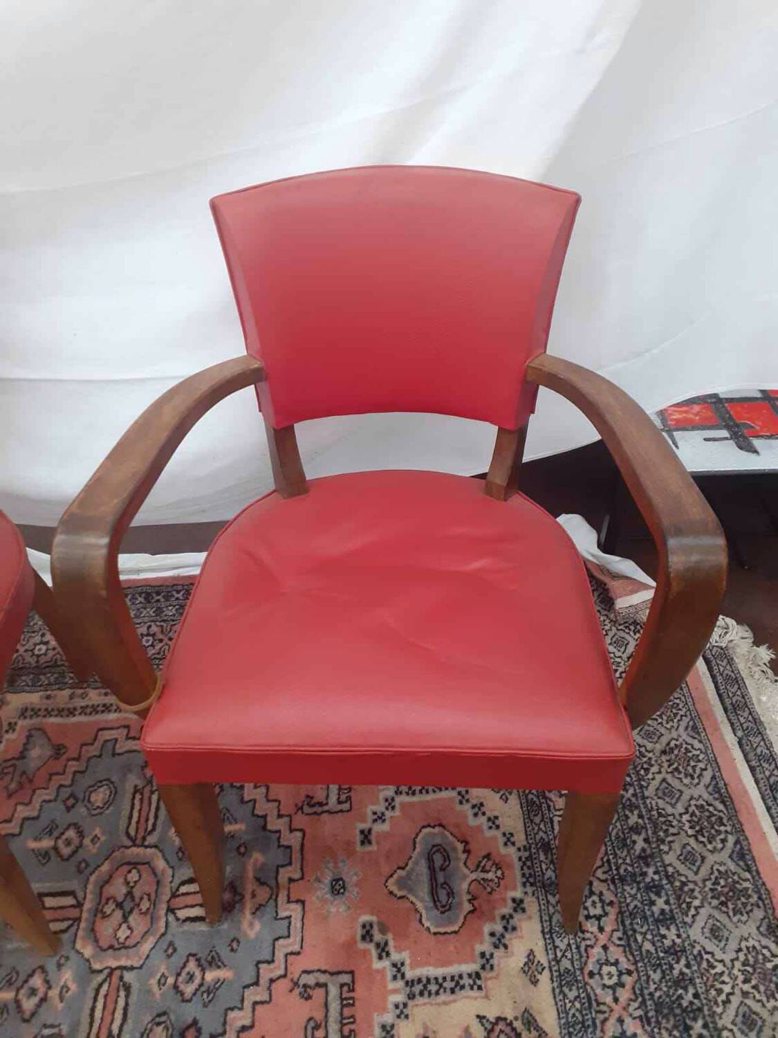 Vintage bridge armchair