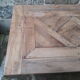 Table à manger bois et fer forgé