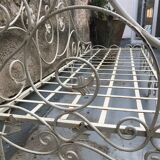 Vintage wrought iron daybed