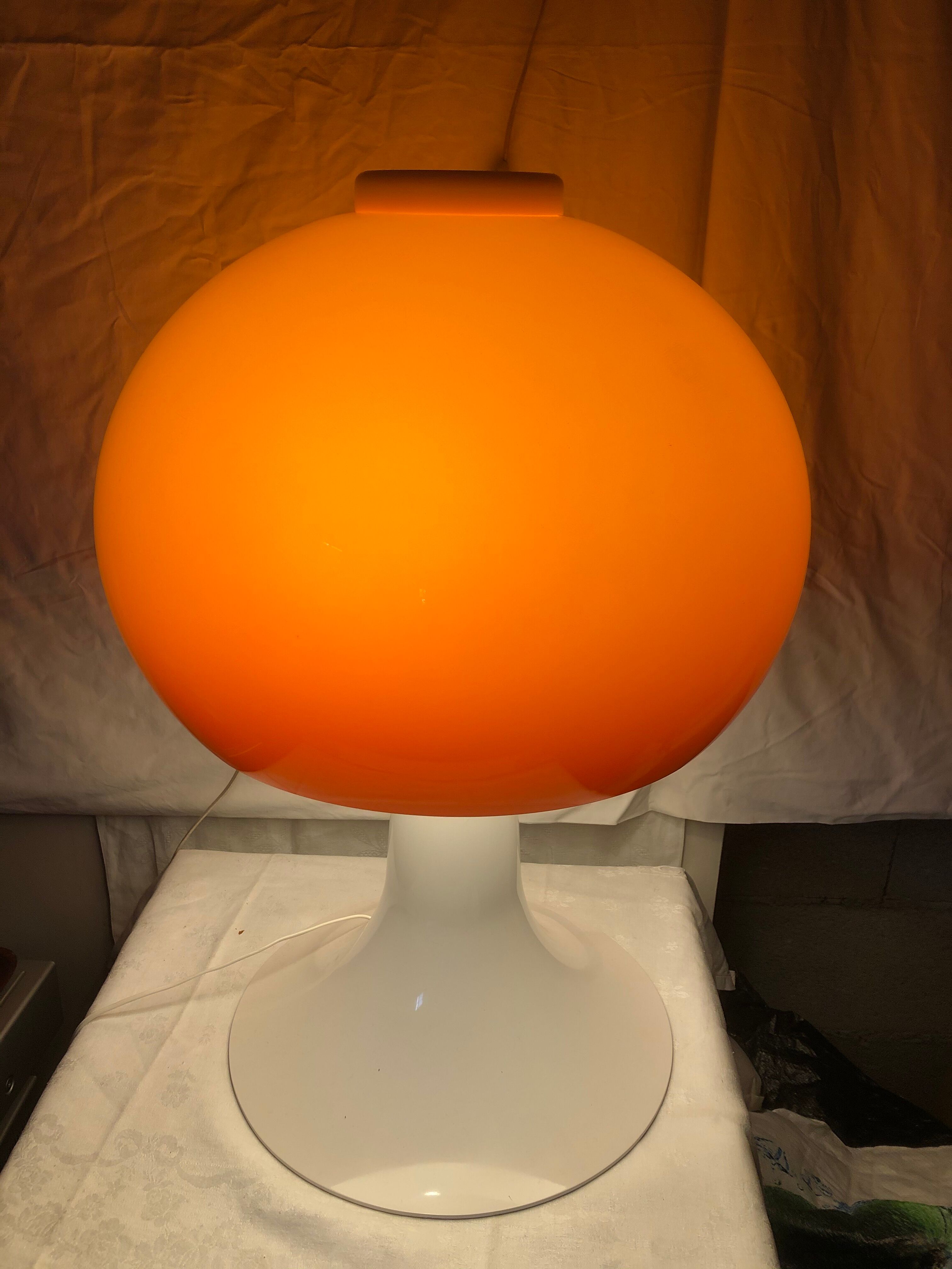 70s mushroom lamp