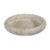 Vintage mid century handmade italian travertine stone bowl
