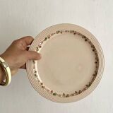 Assiettes plates Longwy modèle Betty