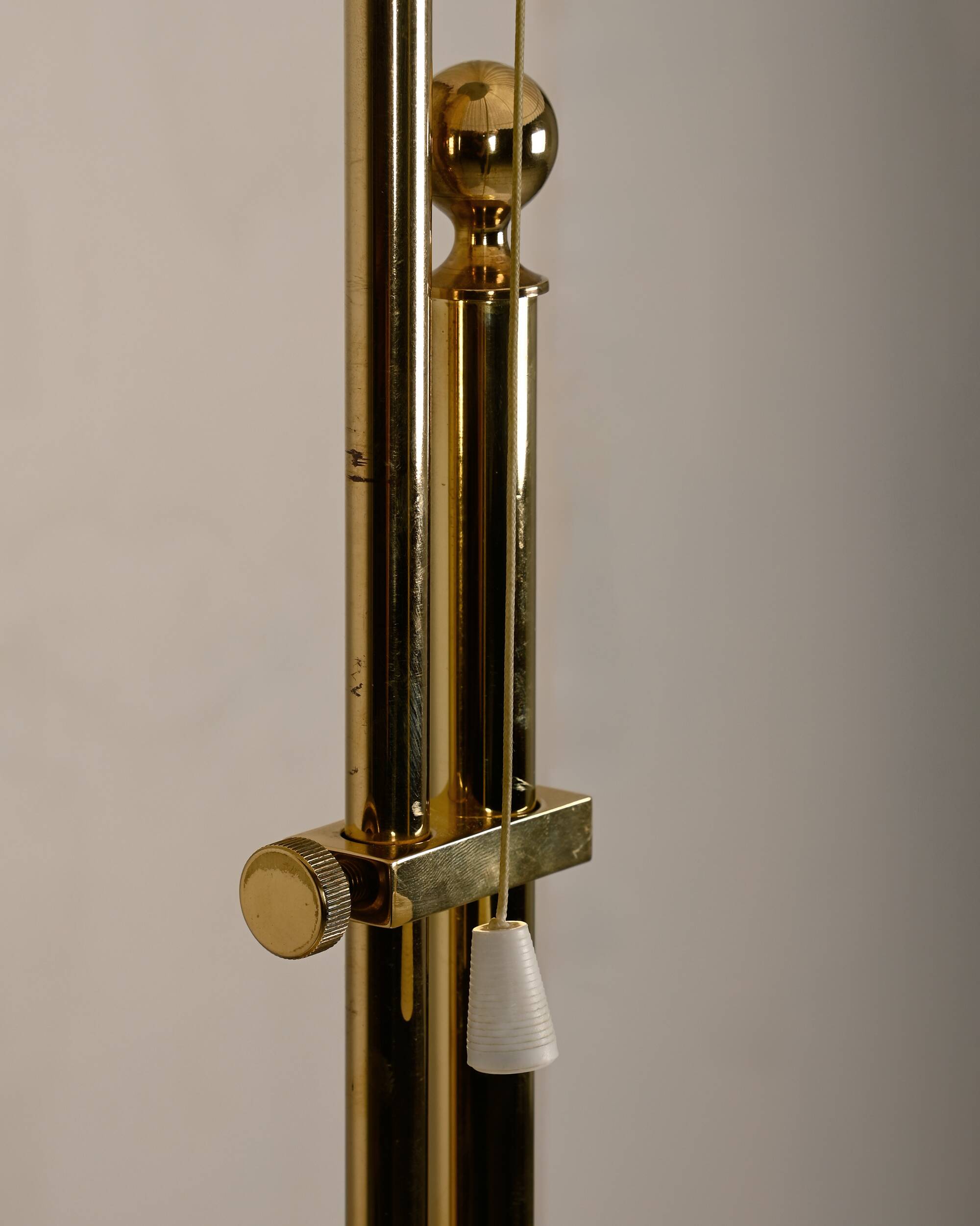 Brass Table Lamp B-131 adjustable in height by Bergboms, Sweden 1960s