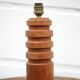 wooden lamp, vintage wooden lamp base, table lamp, living room lamp, bedside lamp