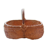 Wicker mushroom basket