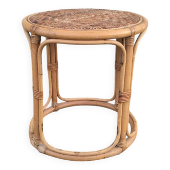 Rattan side table 1960