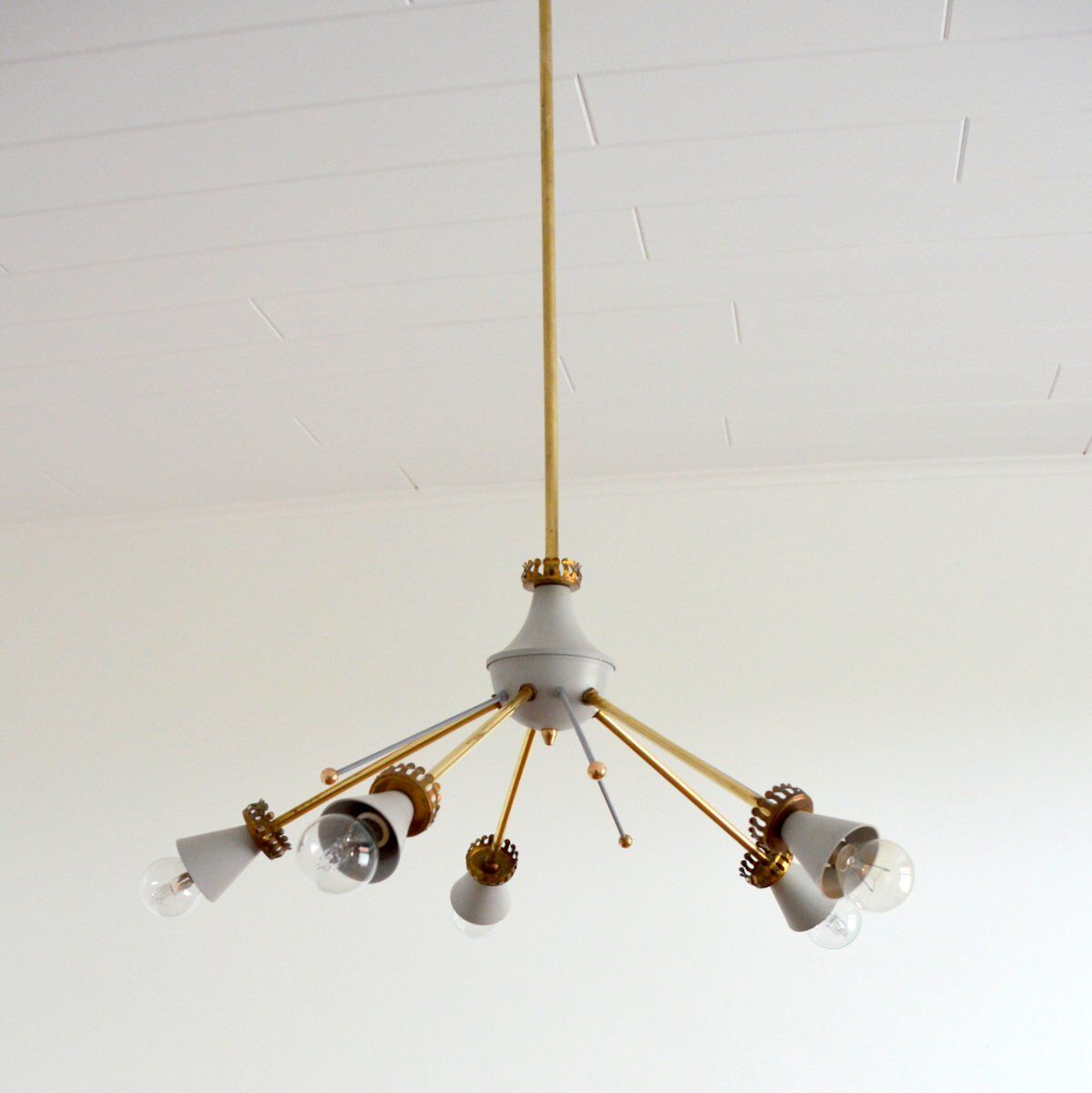 Lustre Spoutnik / Space age / Design Italien 1950s