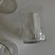 Set of 5 Baccarat modernist Ecailles water goblets