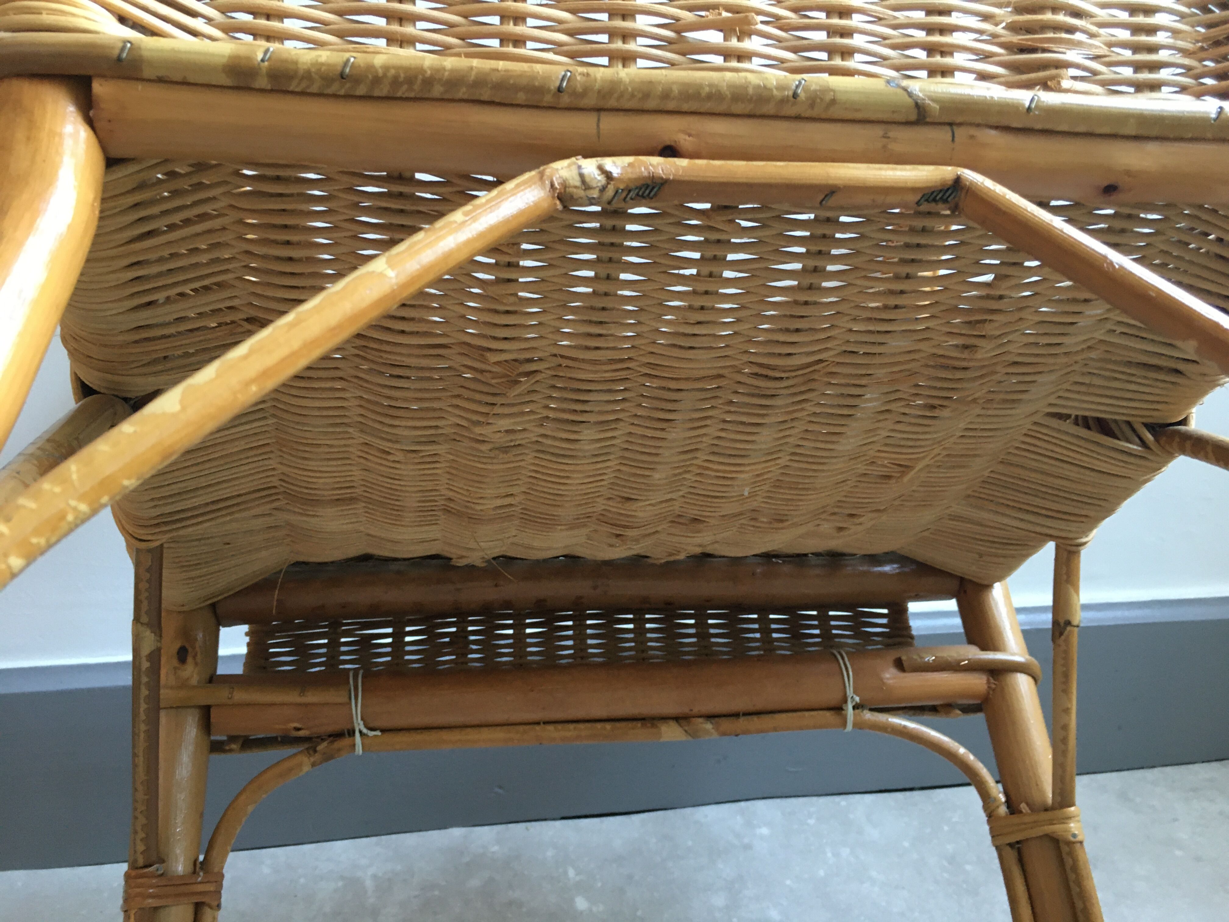 Vintage rattan chair